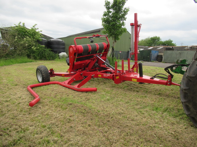 Lely Attis PT130 round bale wrapper