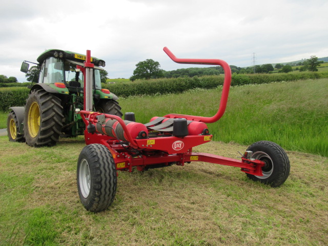 Lely Attis PT130 round bale wrapper