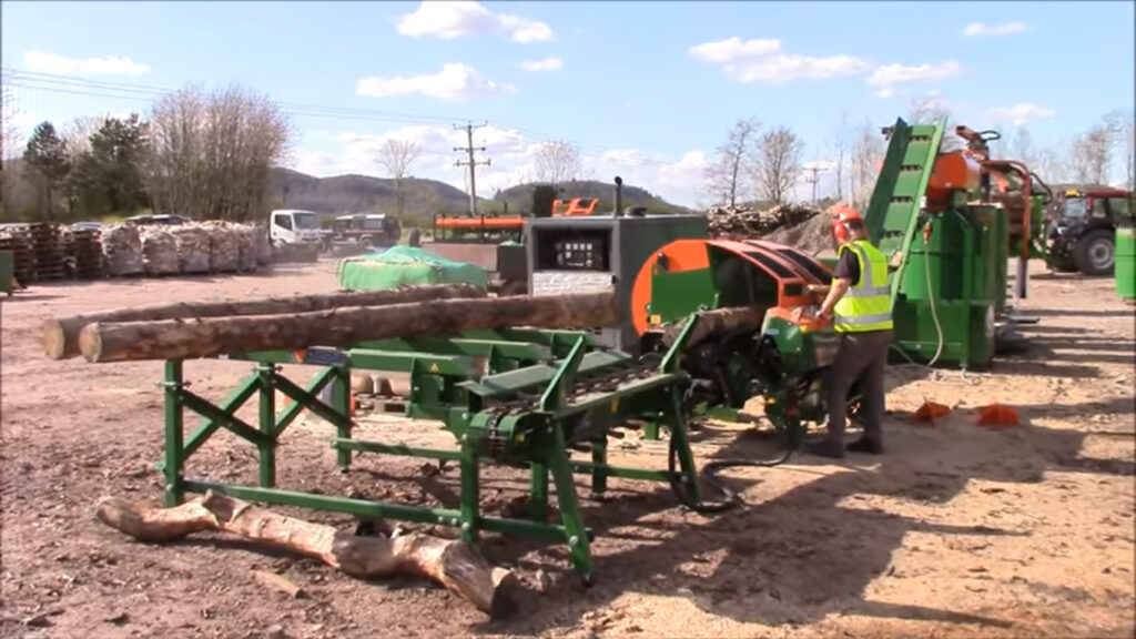 Posch 2.2m Eco Firewood Processor Log Deck Infeed Table