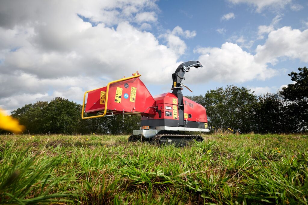 TP 175 Remote Tracked Wood Chipper