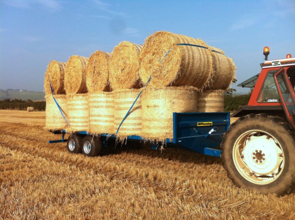 Fleming Flatbed Bale Trailer