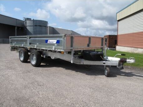 Indespension Braked 12’x6’6″ Twin Axle Flatbed Trailer