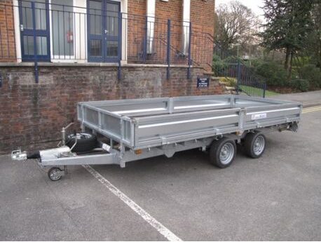 Indespension Braked 16’x6’6″ Twin Axle Flatbed Trailer