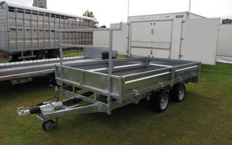 Indespension Braked 10’x5’6″ Twin Axle Flatbed Trailer