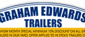 GRAHAM EDWARDS TRAILERS 10% DISCOUNT OFFER