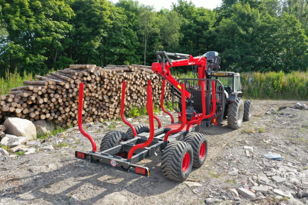 Krpan GP 15 D Forestry Trailer with High-Seat Loader