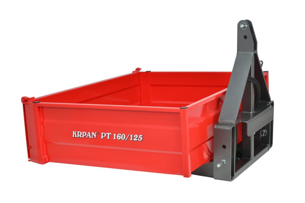 Krpan PT 160/125 Tractor Tipper Box