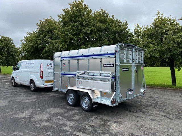 Indespension Twin Axle 12’x6’x6’H Livestock Trailer