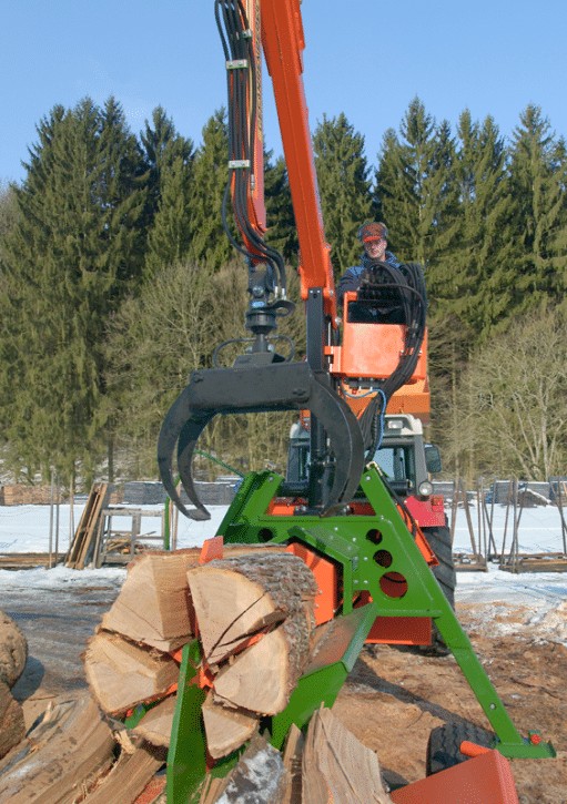 Posch 40T SplitMaster Crane Fed Horizontal Firewood Log Splitter