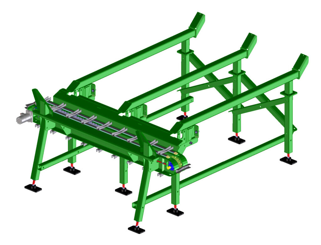 Posch 2.2m Eco Firewood Processor Log Deck Infeed Table