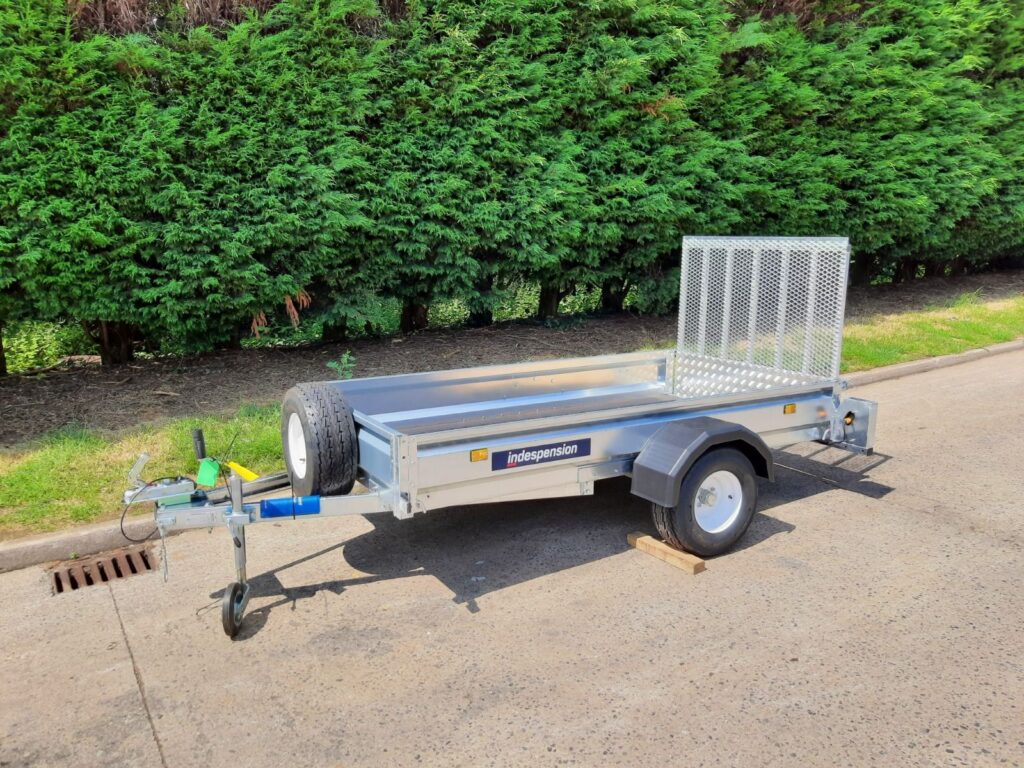 Indespension Unbraked 6’6″x4′ Single Axle Goods Trailer With Ramptail