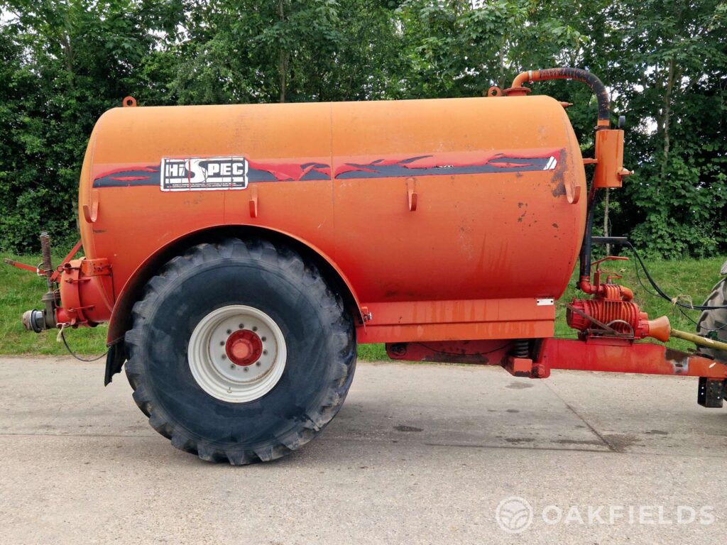 2006 Hi-Spec VT 2300 gallon slurry tanker