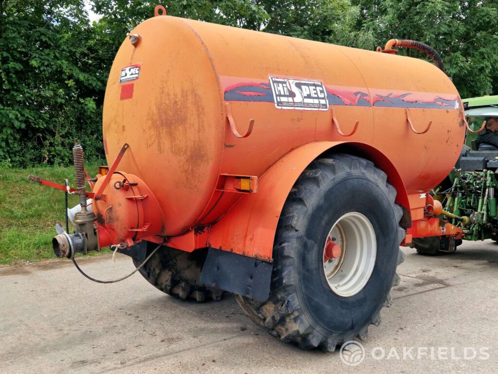 2006 Hi-Spec VT 2300 gallon slurry tanker