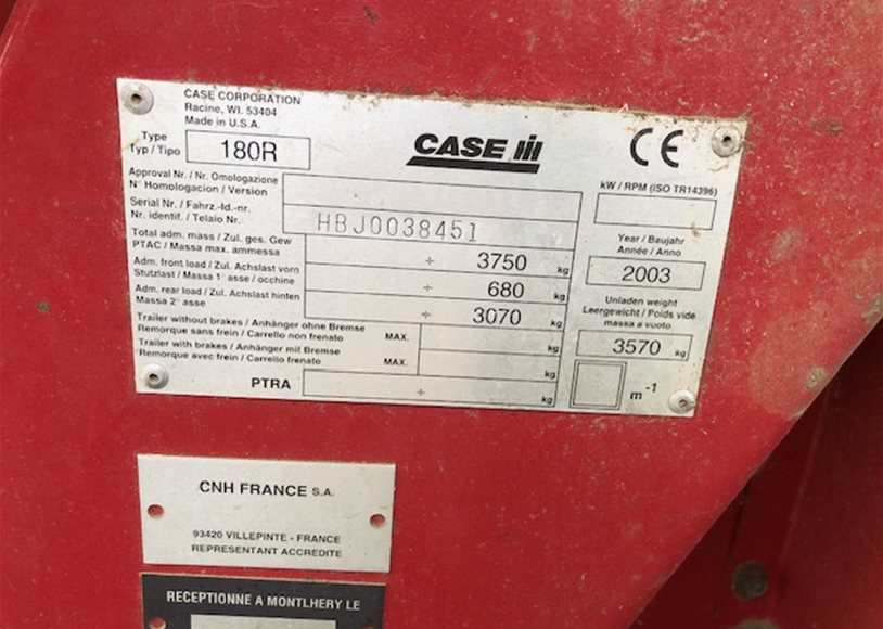 Case RBX462 Baler (Round)