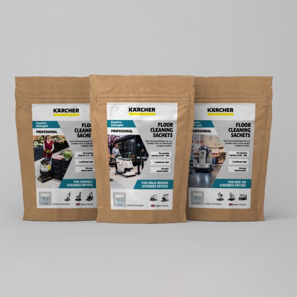 Kärcher Floor Cleaning Sachets – For Ride On Machines x 30