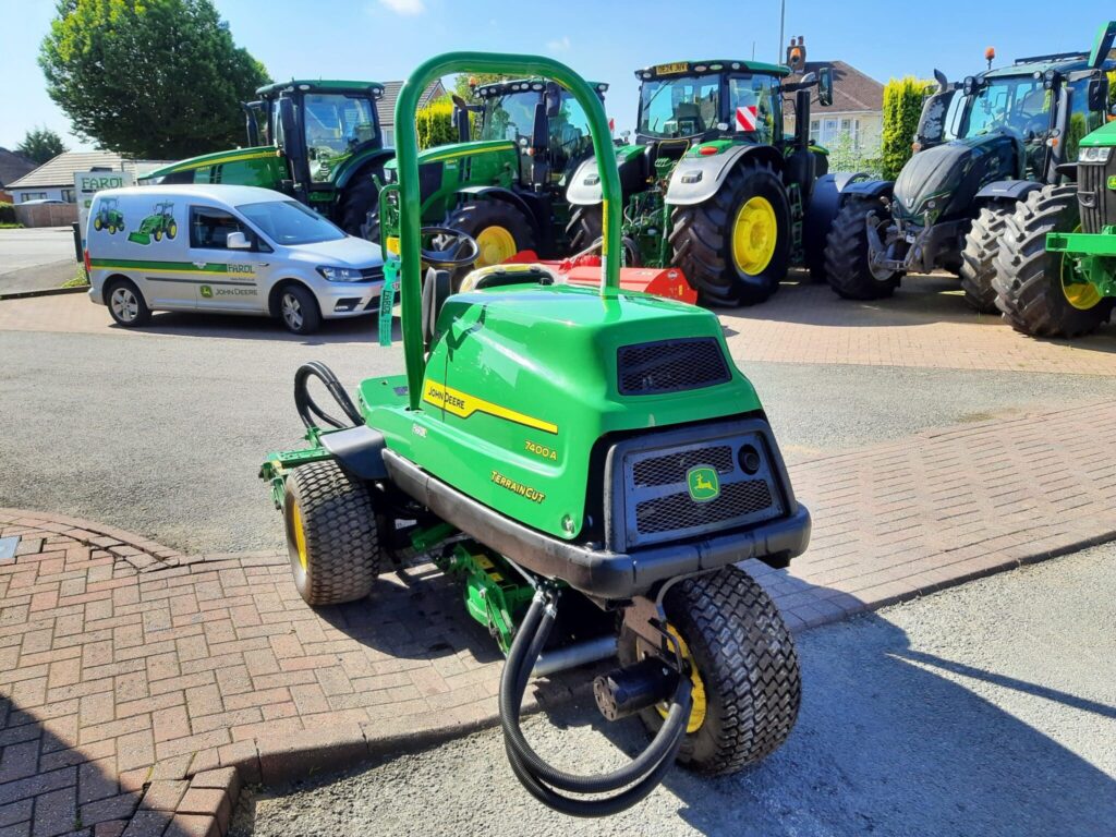 John Deere 7400A utility triple pod rotary mower