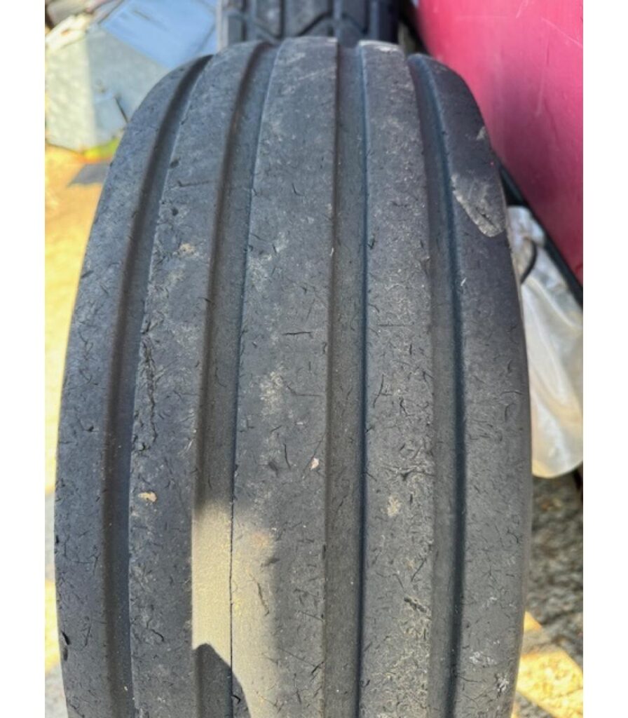 Pair of Front Grassland Wheels and Tyres 16 Inch