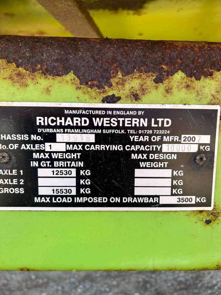 Richard Western Rear Discharge Muck Spreader