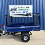 New Beaconsfield General Purpose Hydraulic Tipping Trailer With Extension Mesh Sides