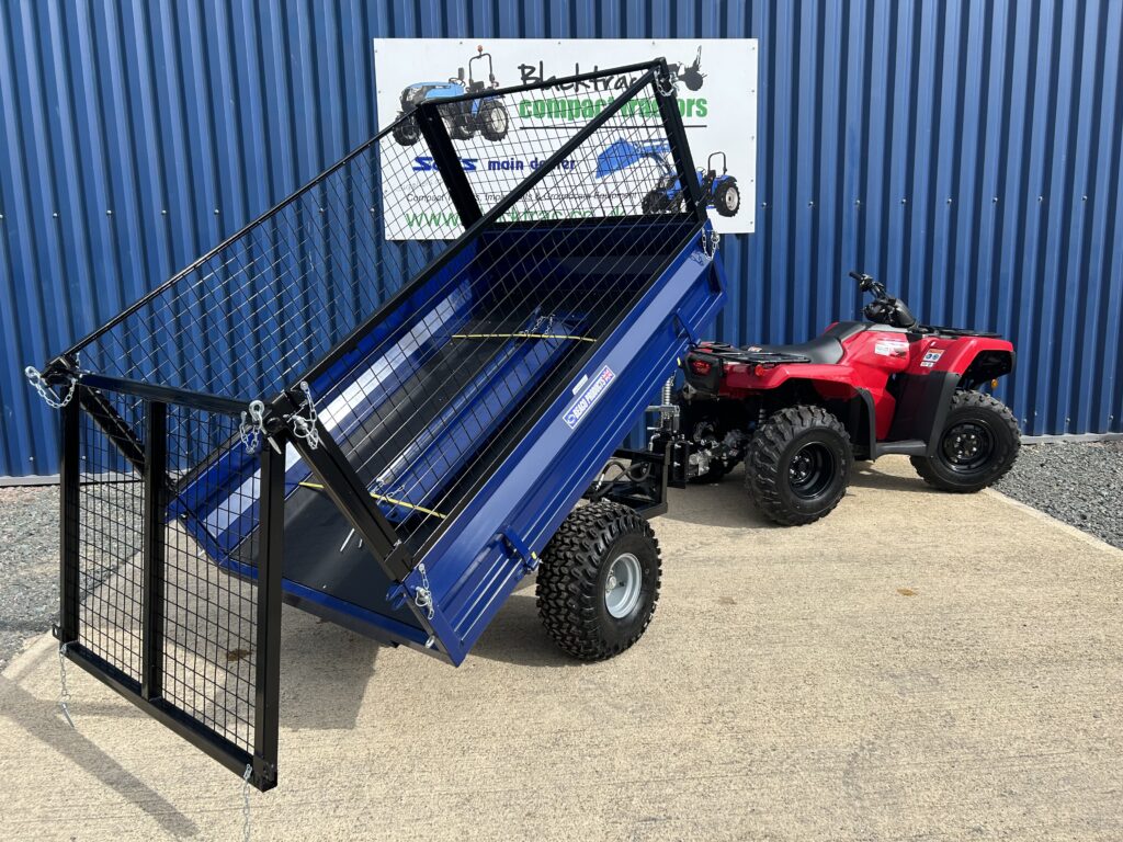 New Beaconsfield General Purpose Hydraulic Tipping Trailer With Extension Mesh Sides