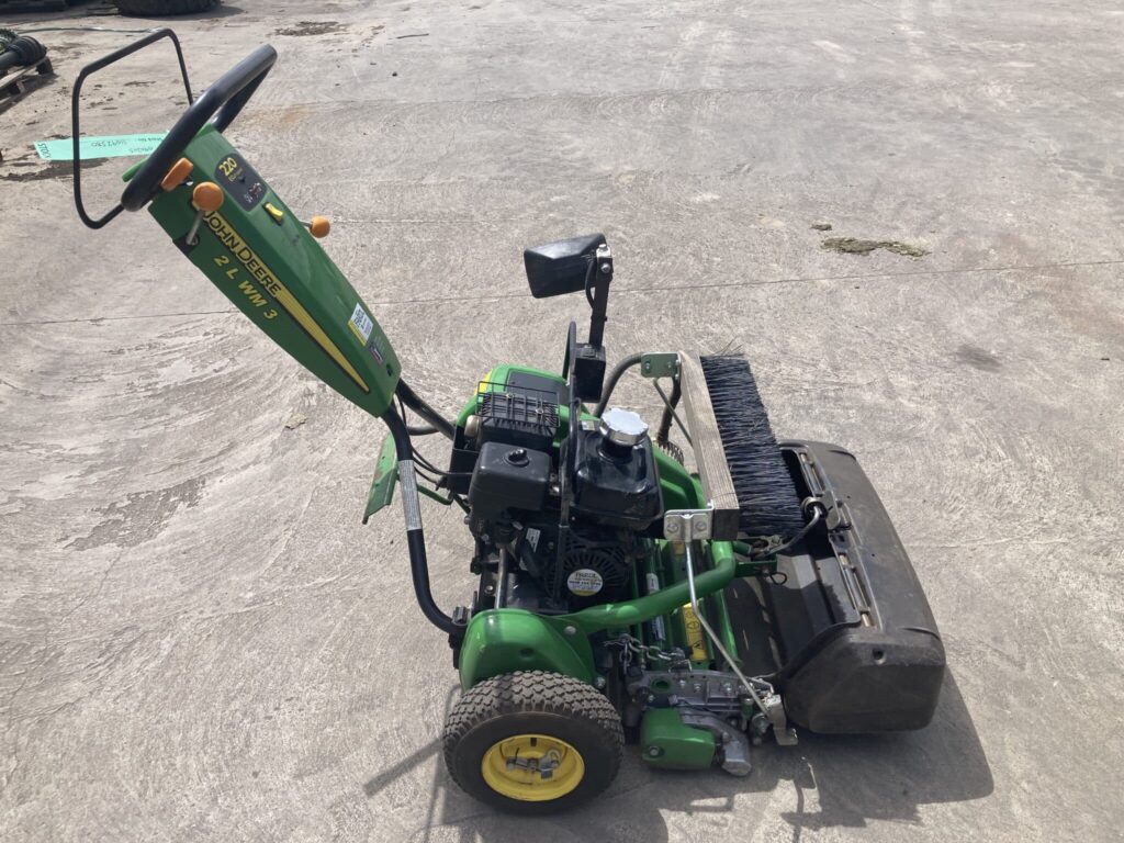 John Deere 220E walk behind greens mower