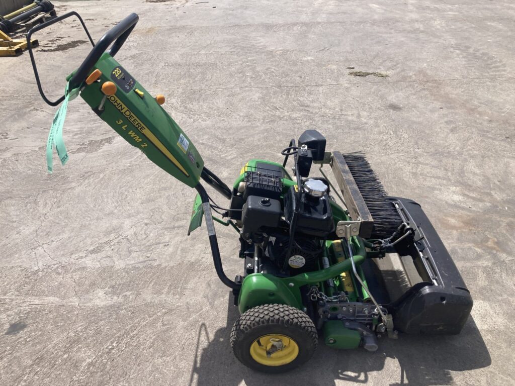 John Deere 220E walk behind greens mower