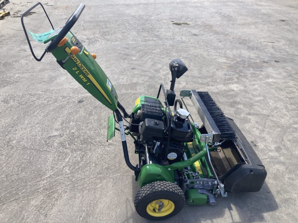 John Deere 220E walk behind greens mower