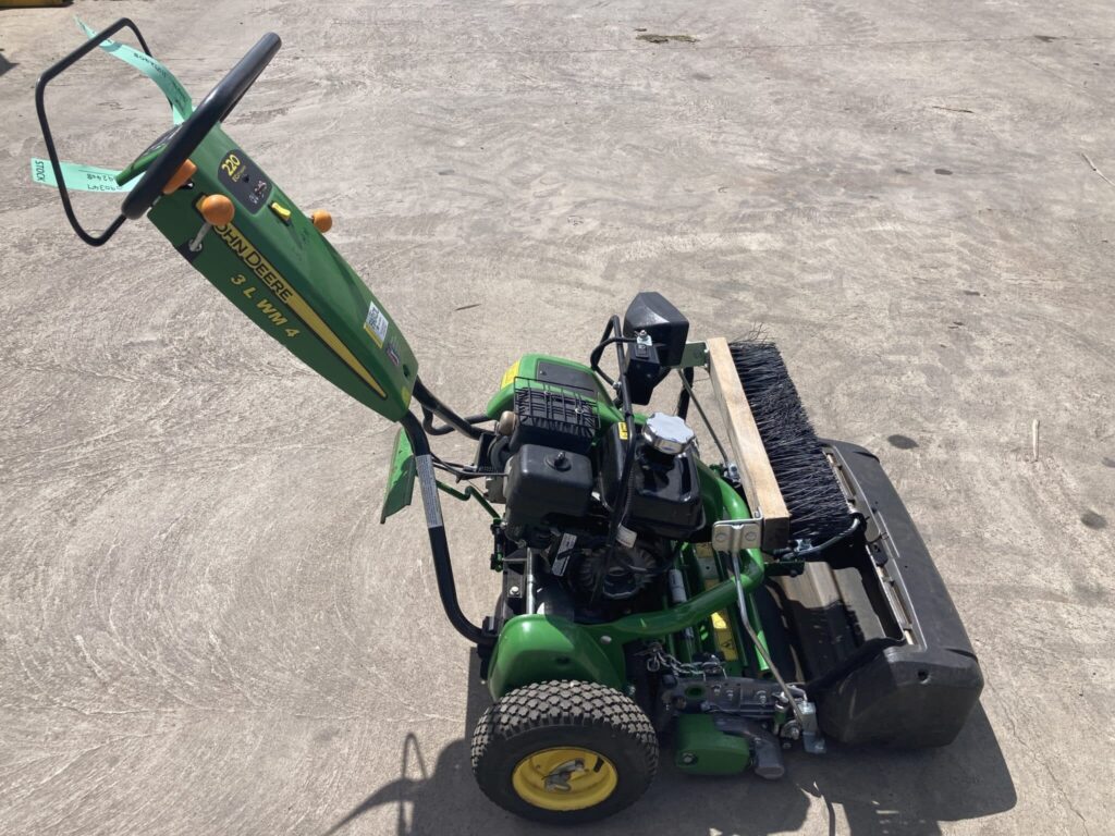 John Deere 220E walk behind greens mower