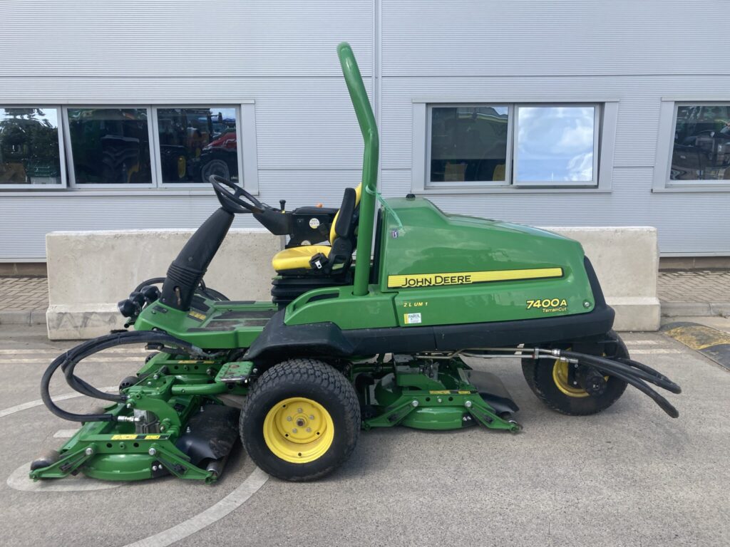 John Deere 7400A triple rotary mower