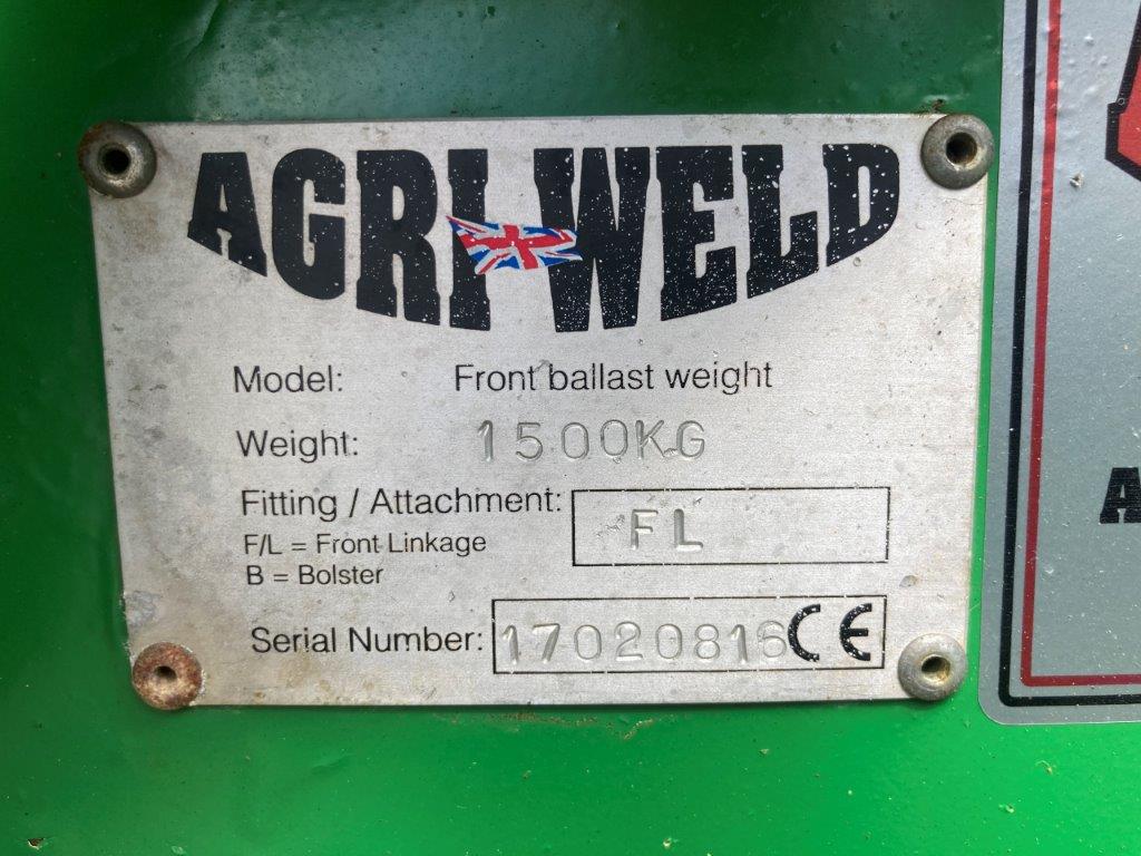 Agri Weld Front 1500KG Weight