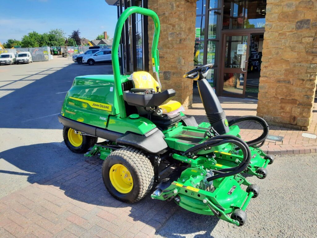 John Deere 7400A utility triple pod rotary mower