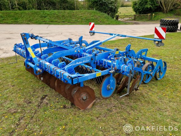 2014 Lemken Rubin 3M mounted disc cultivator