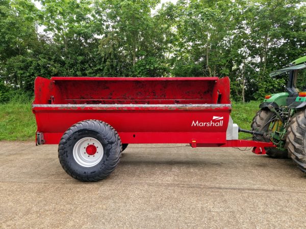 2022 Marshall MS105 9 Ton Rotary muck spreader