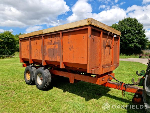 8 ton tandem axle grain trailer