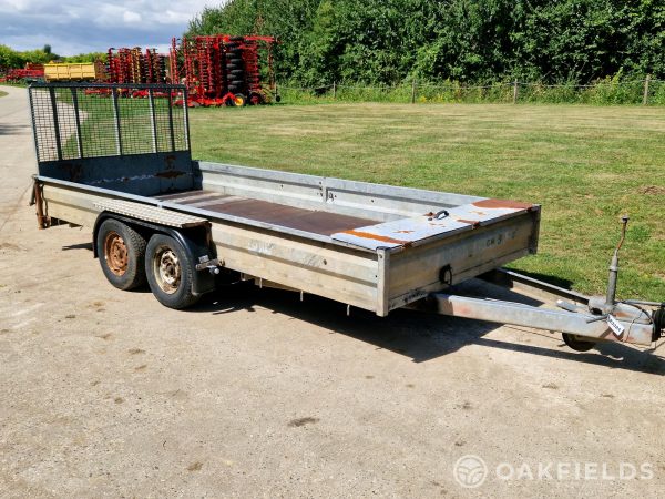 Wessex 14′ twin axle 2600kg plant trailer