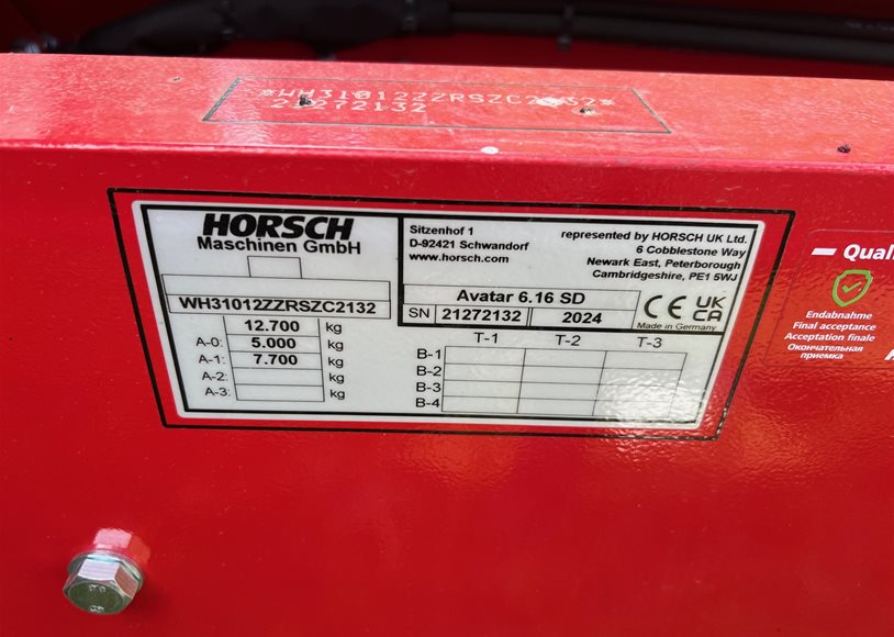 Horsch AVATAR6.16 Drill