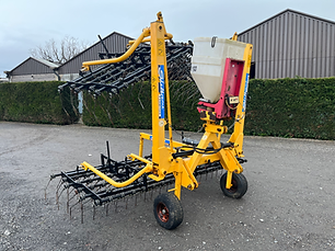 2010 Shelbourne Reynolds 6M Grass Harrow C/W Stocks Seeder