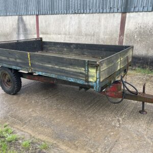 Wooden tipping trailer, 3 ton