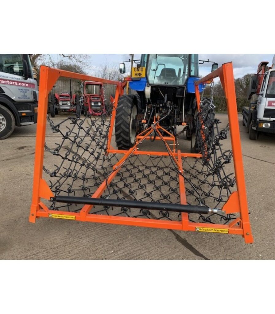 New William Hacket 16ft Chain Harrow with Hydraulic Fold Kit