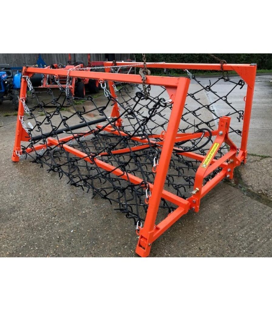 New William Hacket 16ft Chain Harrow with Hydraulic Fold Kit