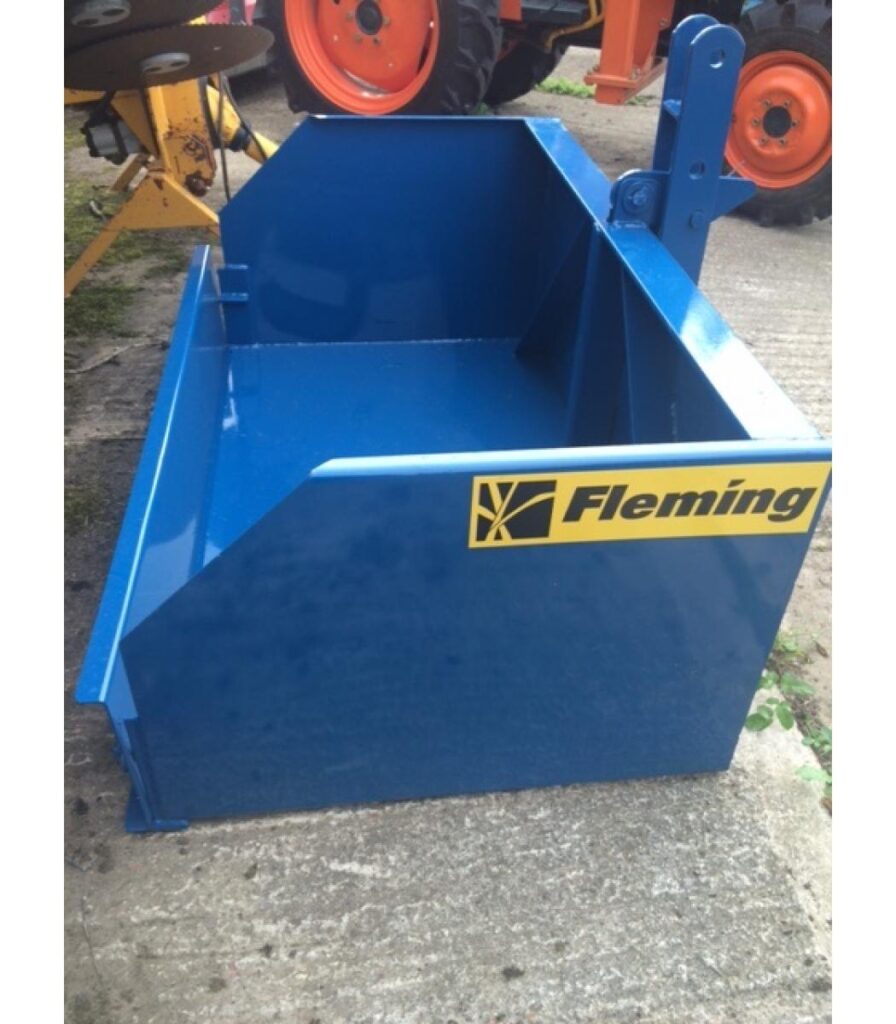 Fleming 3 pt link Tipping Transport Box 5 Foot