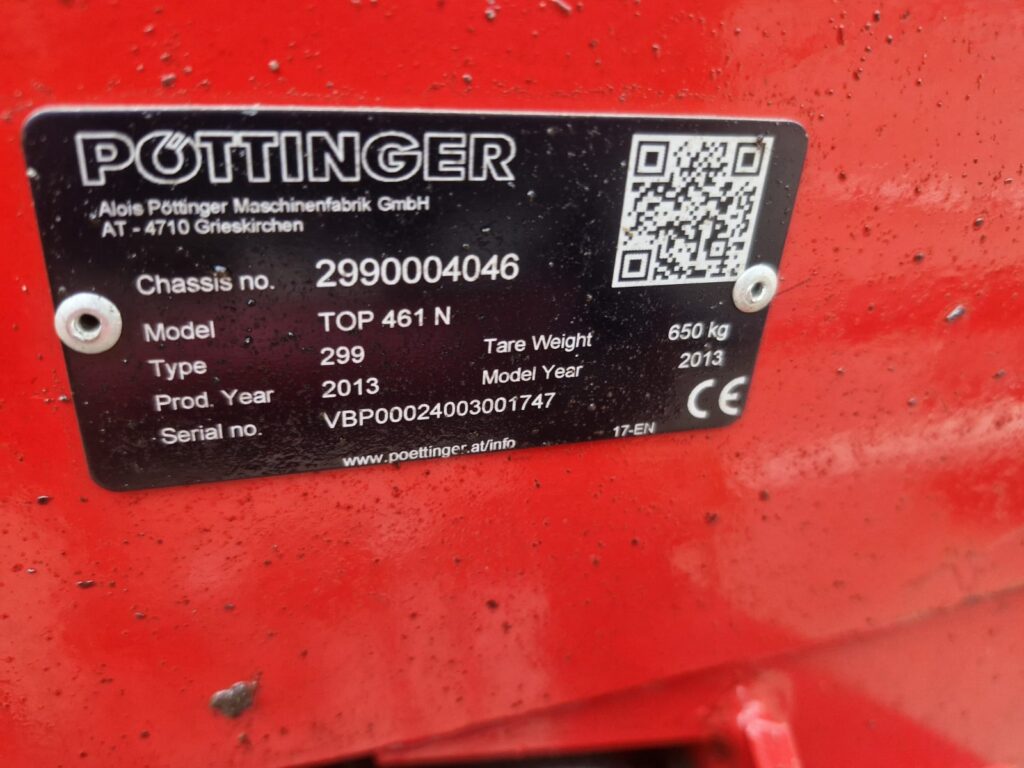 POTTINGER 461N SINGLE ROTOR RAKE