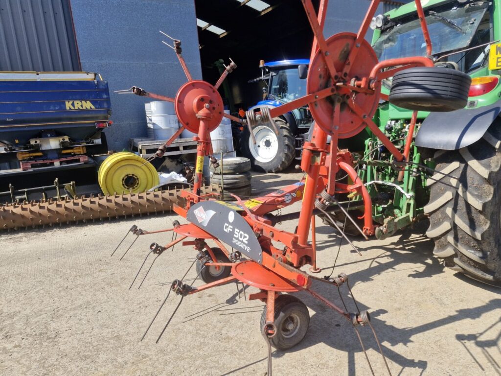 KUHN GF502 4 ROTOR TEDDER