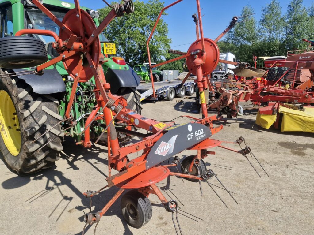 KUHN GF502 4 ROTOR TEDDER