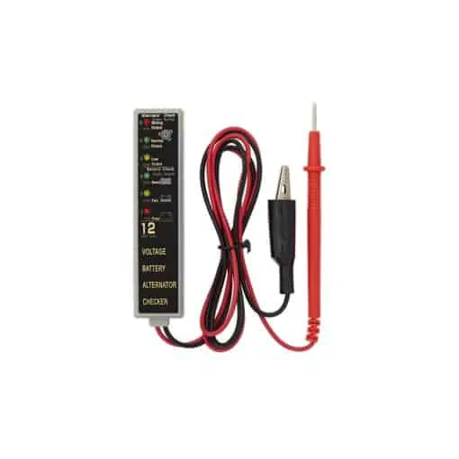 12V LED Battery/Alternator Tester