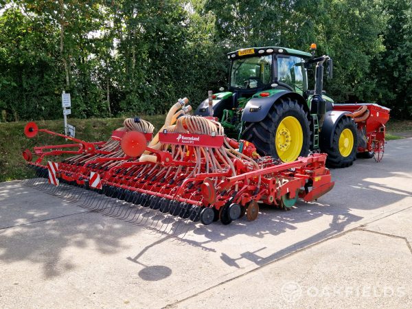 2015 Kvernland NG-S 6M hydraulic folding power harrow and drill