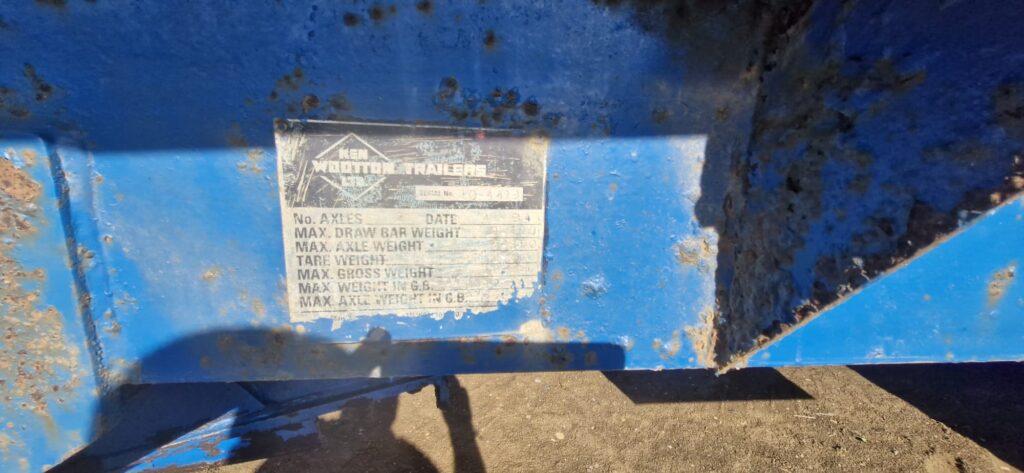 KEN WOOTON 10T SILAGE TRAILER