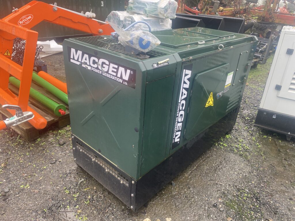 NEW MACGEN 15KVA SINGLE PHASE SILENT RUN DIESEL GENERATOR