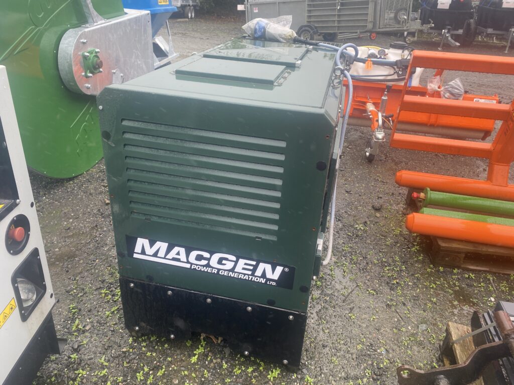 NEW MACGEN 15KVA SINGLE PHASE SILENT RUN DIESEL GENERATOR