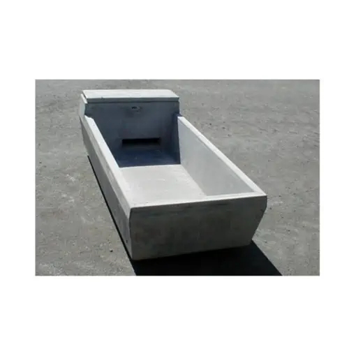 Concrete Granant Trough RS100 440L End Box Rectangle